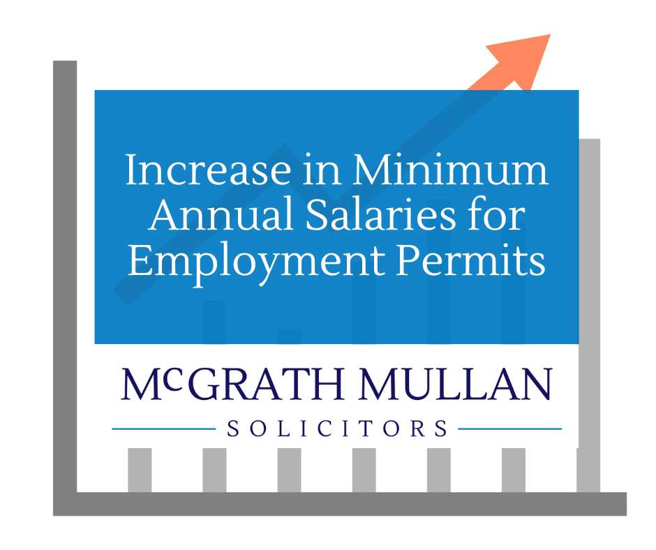 increase in minimum annual salaries for employment permits