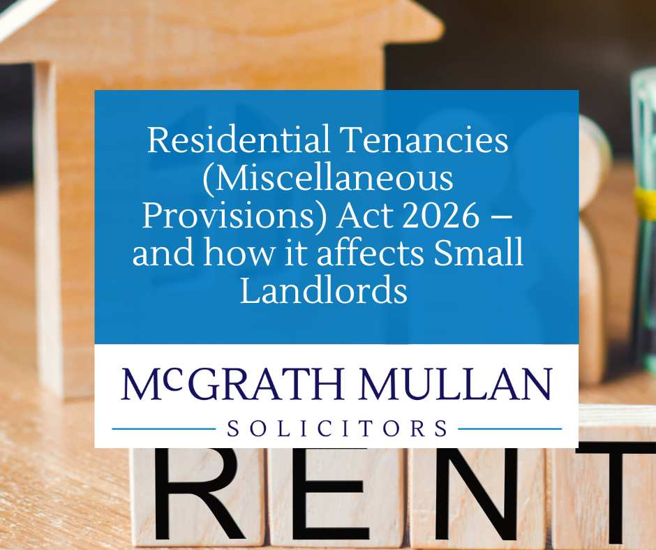 residential tenancies (miscellaneous provisions) act 2026 – and how it affects small landlords 